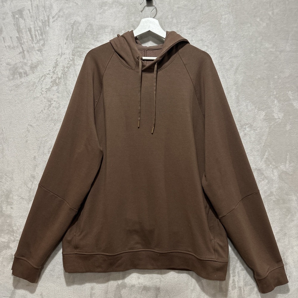 Lululemon Mens Pullover Sweatshirt Size 2XL Brown City Sweat